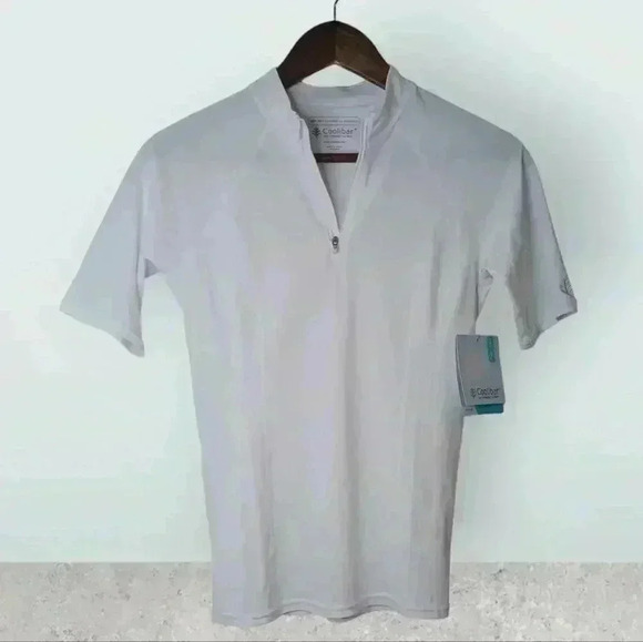Coolibar S/S Quarter-Zip Rash Guard - Picture 2 of 3